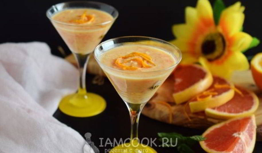 Рецепт смузей с грейпфрутом и апельсином