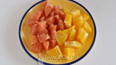 смузи с грейпфрутом и апельсином