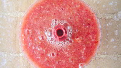 смузи с грушей, апельсином и зеленым чаем