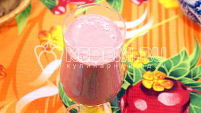 смузи с йогуртом и вишней