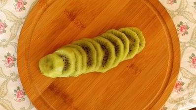 смузи с киви, бананом и молоком