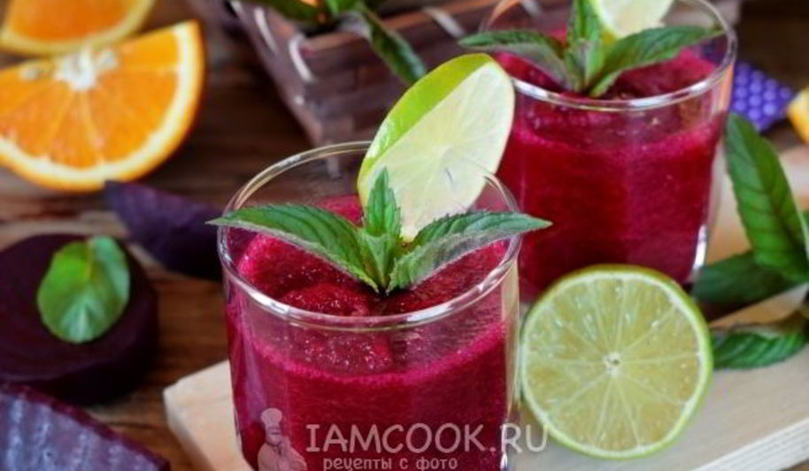 Рецепт смузей с печеной свеклой