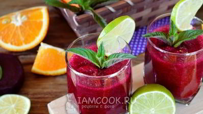 смузи с печеной свеклой