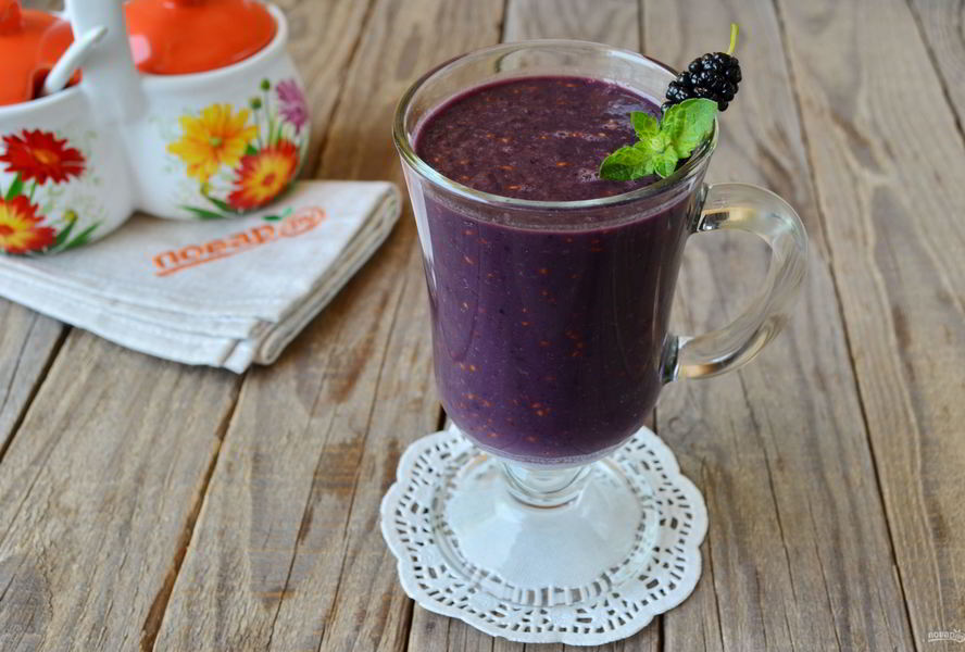 Смузи с шелковицей
