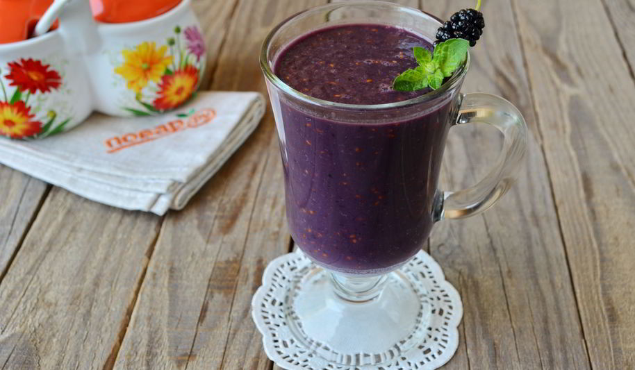 Рецепт смузей с шелковицей