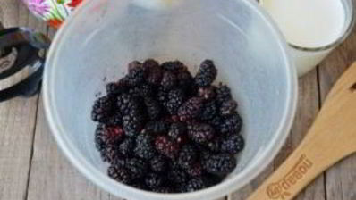 смузи с шелковицей