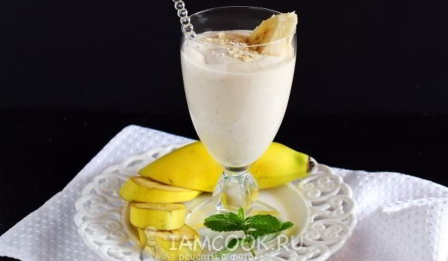 Рецепт смузей с творогом и бананом