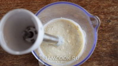 смузи с творогом и бананом