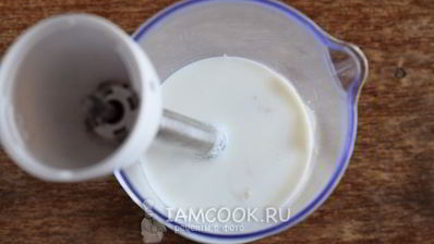 смузи с творогом и бананом