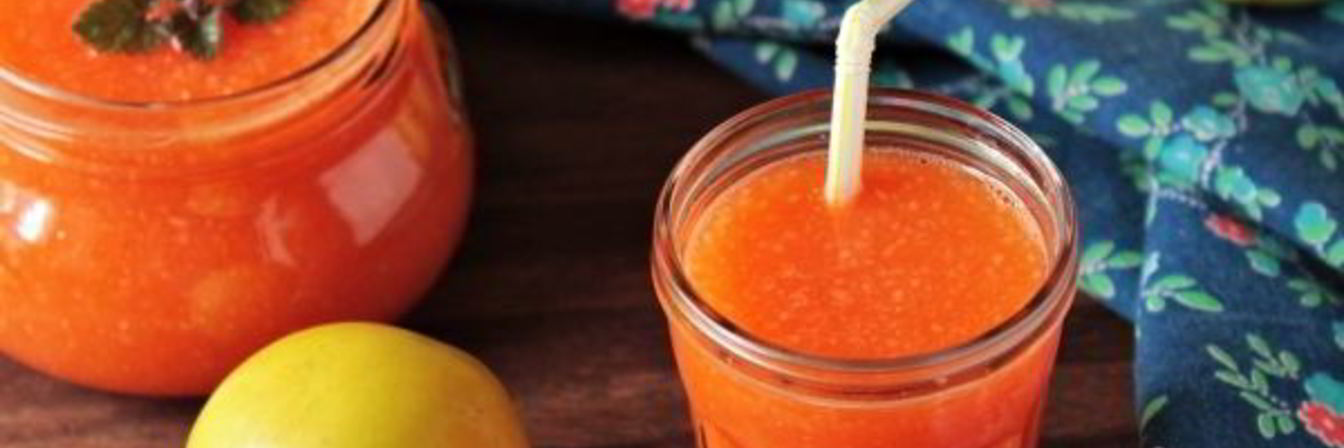 Смузи с яблоком, морковью и имбирем