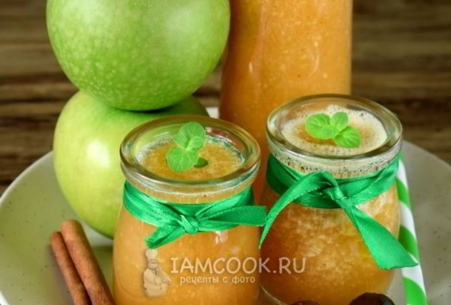 Смузи с засахаренным имбирем