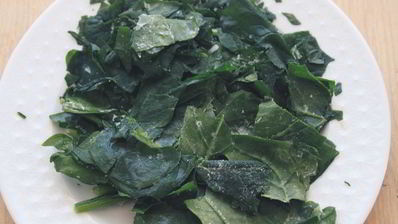 смузи со шпинатом и апельсином