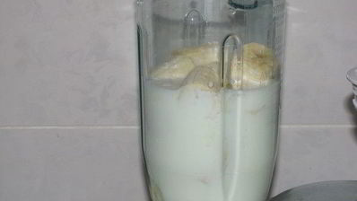 смузи в бананово-лимонном сингапуре