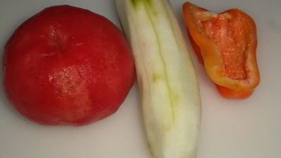 томатно-огуречный смузи с петрушкой