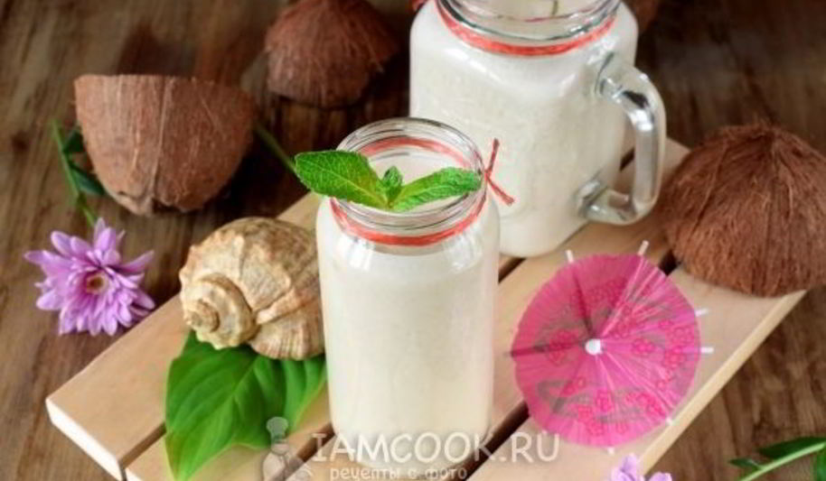 Рецепт тропического смузи с кокосовым молоком