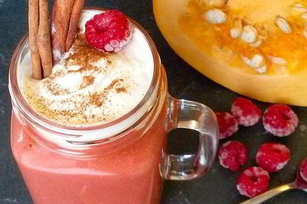 Тыквенно-малиновый смузи