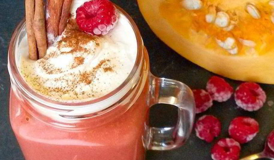 Рецепт тыквенно-малинового смузи