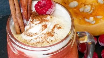 тыквенно-малиновый смузи