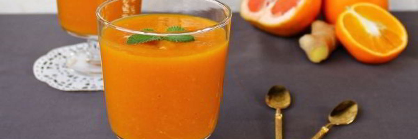 Тыквенно-цитрусовый смузи с имбирем