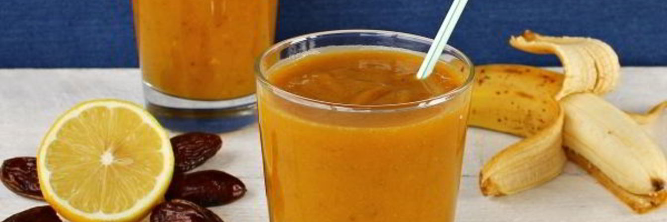 Тыквенный смузи с финиками