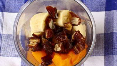 тыквенный смузи с финиками