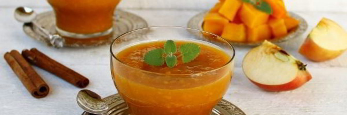 Тыквенный смузи с яблоками