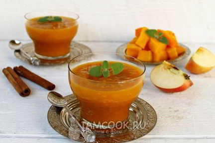 Тыквенный смузи с яблоками