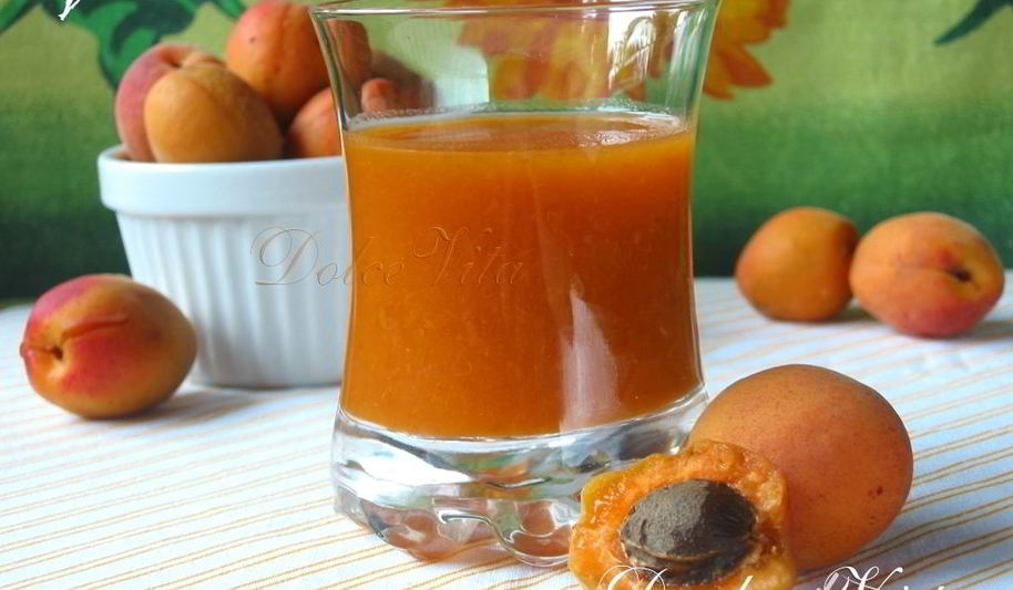 Рецепт абрикосового сока с мякотью