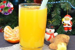 Мандариново-имбирный сок