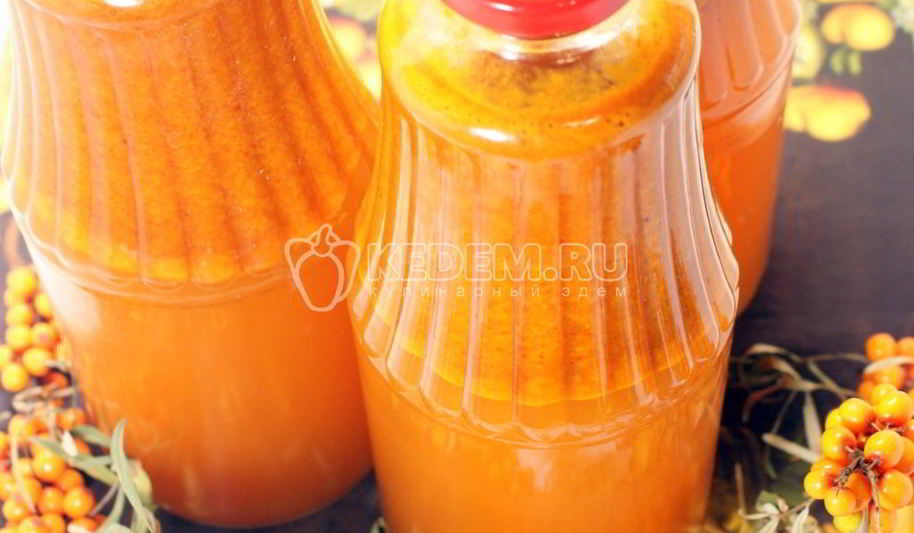 Рецепт облепихового сока