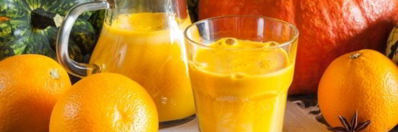 Сок из тыквы с апельсином