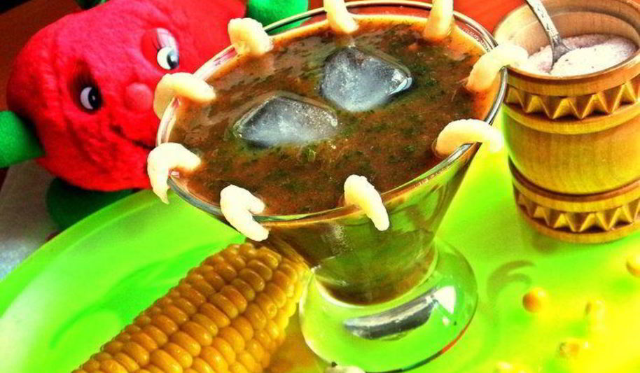 Рецепт томатна-шпинатного напиток