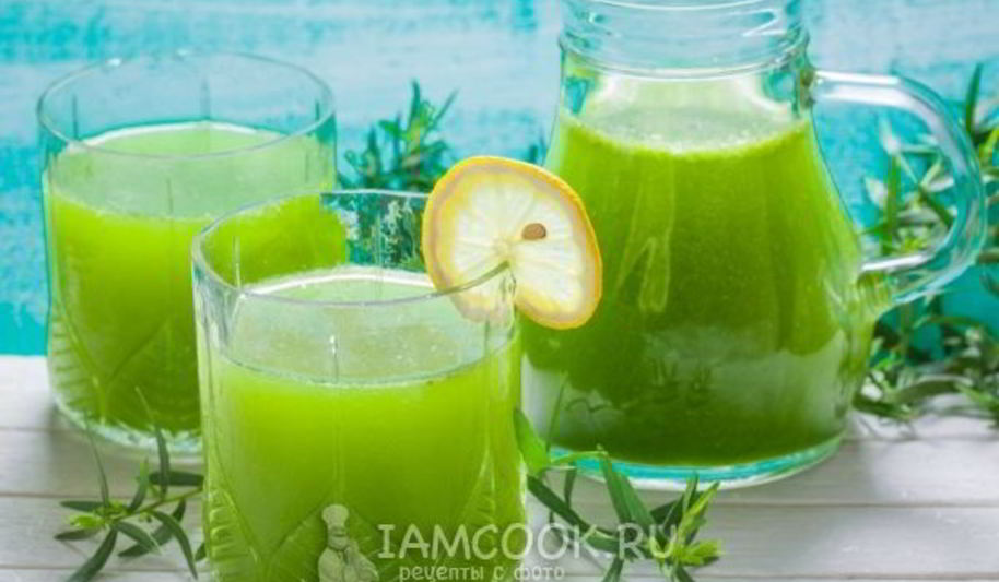 Рецепт зеленого коктейля тархун