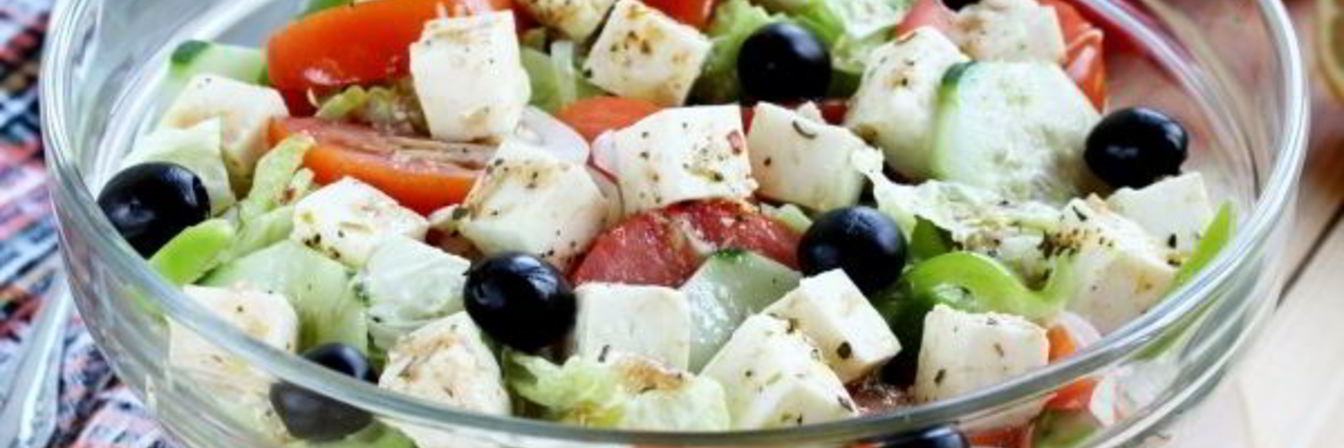 Греческий салат с пекинской капустой