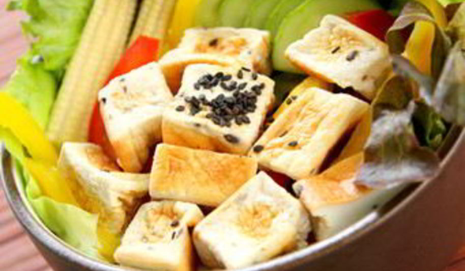 Рецепт греческого салата с тофу