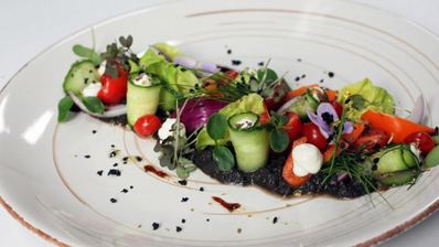 греческий салат в новом стиле