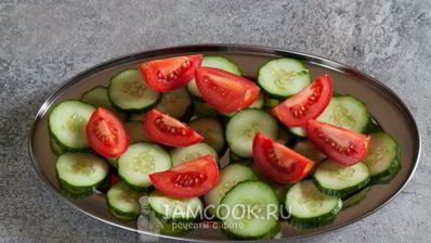 простой греческий салат по-гречески