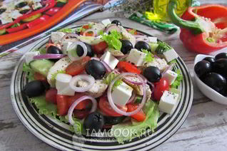 Салат Греческий с курицей