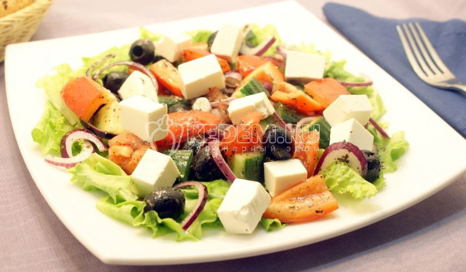 Рецепт салата греческого