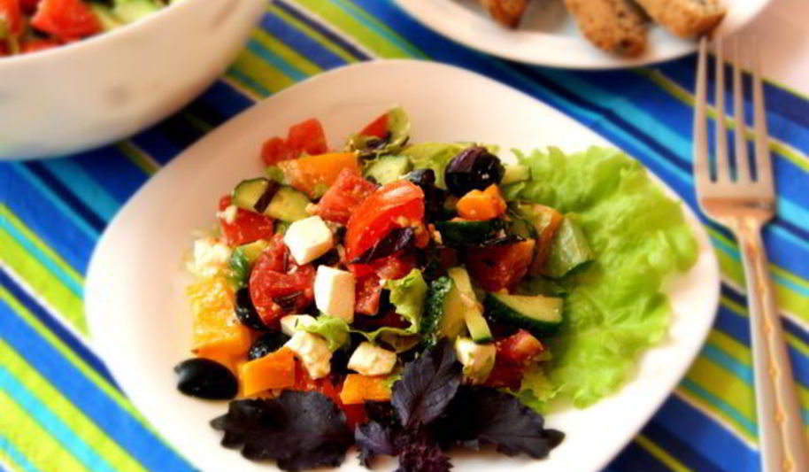 Рецепт салата по-гречески