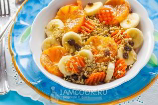 Салат с проростками гречки