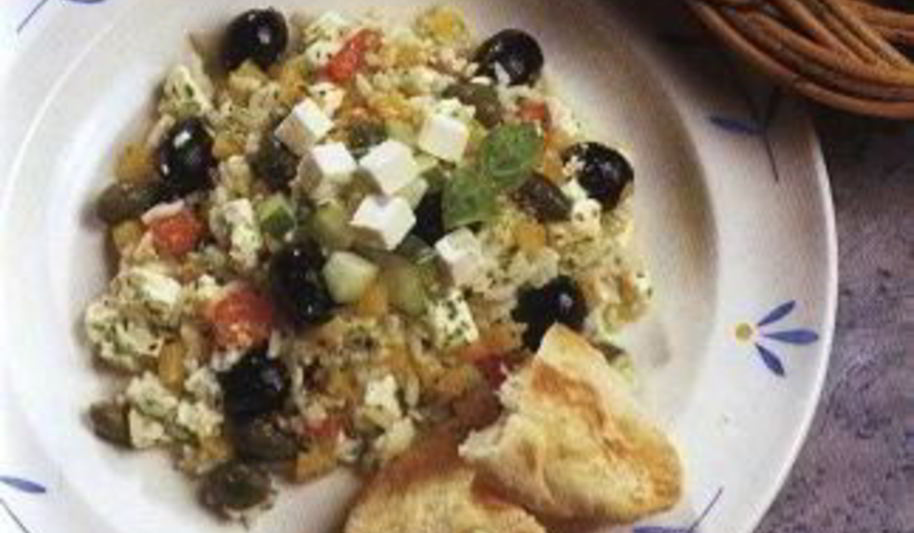 Рецепт теплого греческого салата