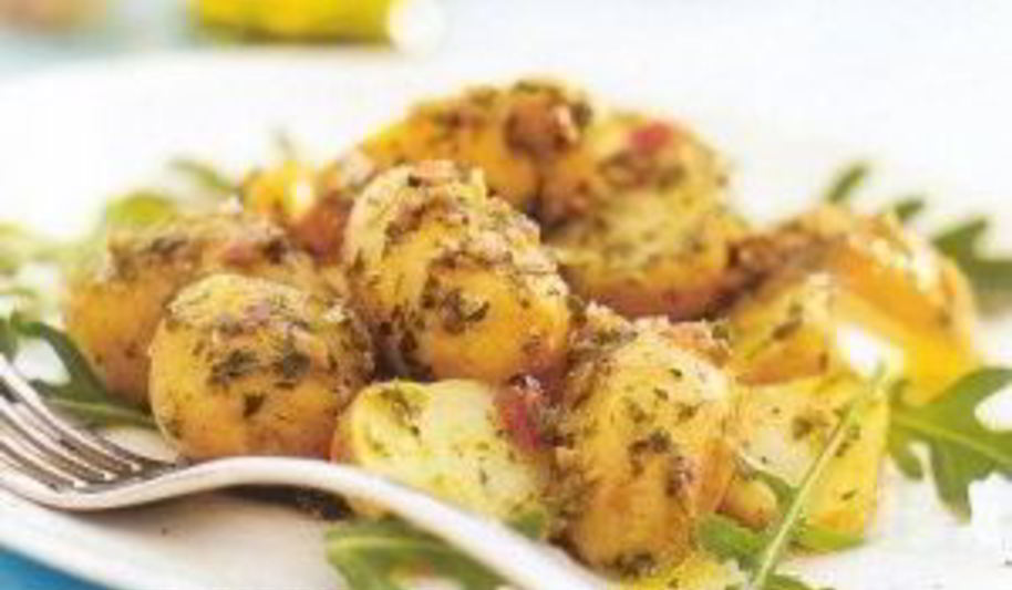 Рецепт итальянского картофельного салата с оливковым маслом