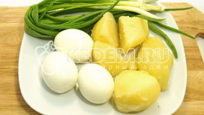 картофельный салат на рождество