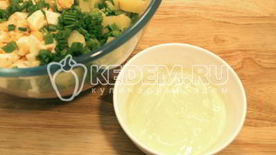 картофельный салат на рождество