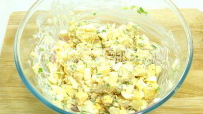 картофельный салат на рождество