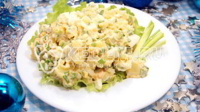 картофельный салат на рождество