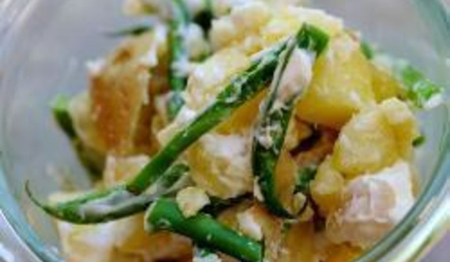 Рецепт картофельного салата по-деревенски