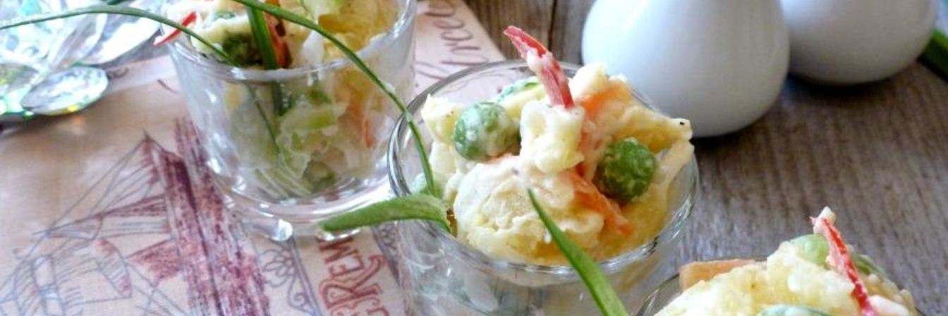 Картофельный салат по-японски — Потэ то сарада