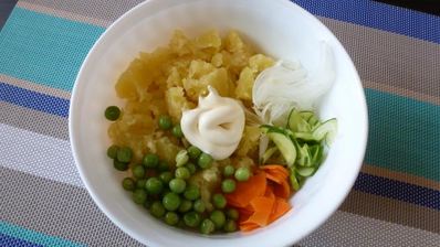 картофельный салат по-японски — потэ то сарада